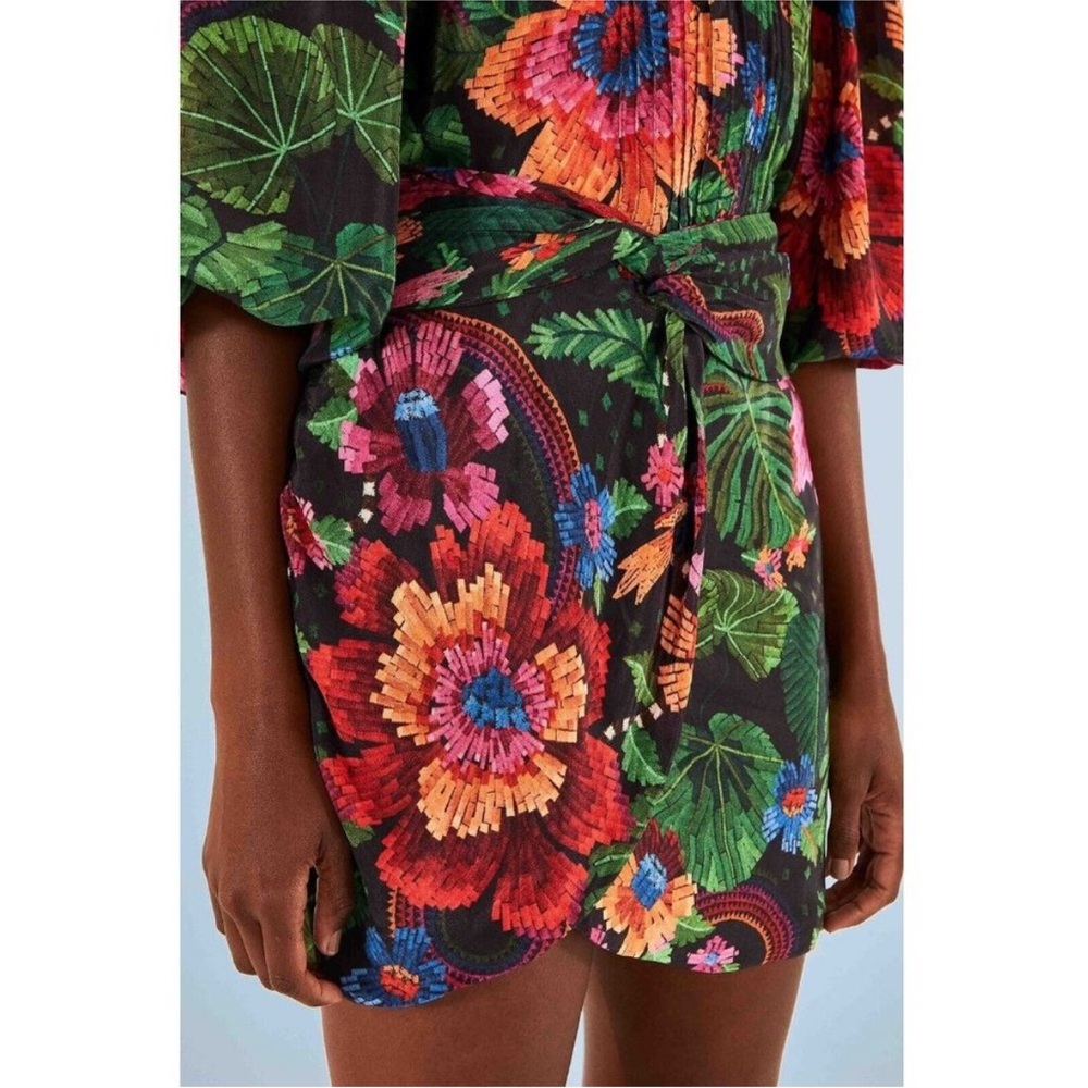 FARM Rio Floral Mini Skirt - Multicolor